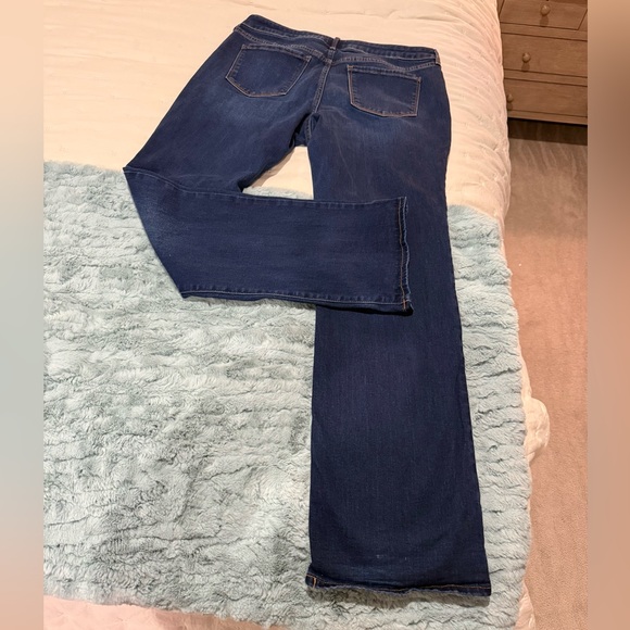 Old Navy Blue Kicker Boot-cut Mid-rise Jeans Size 14 - Picture 2 of 6